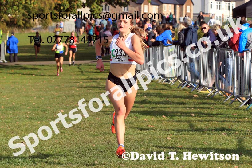 Senior womens 2022 Northern Cross Country Relays, Graves Park, Sheffield. Photo: David T. Hewitson/Sports for All Pics